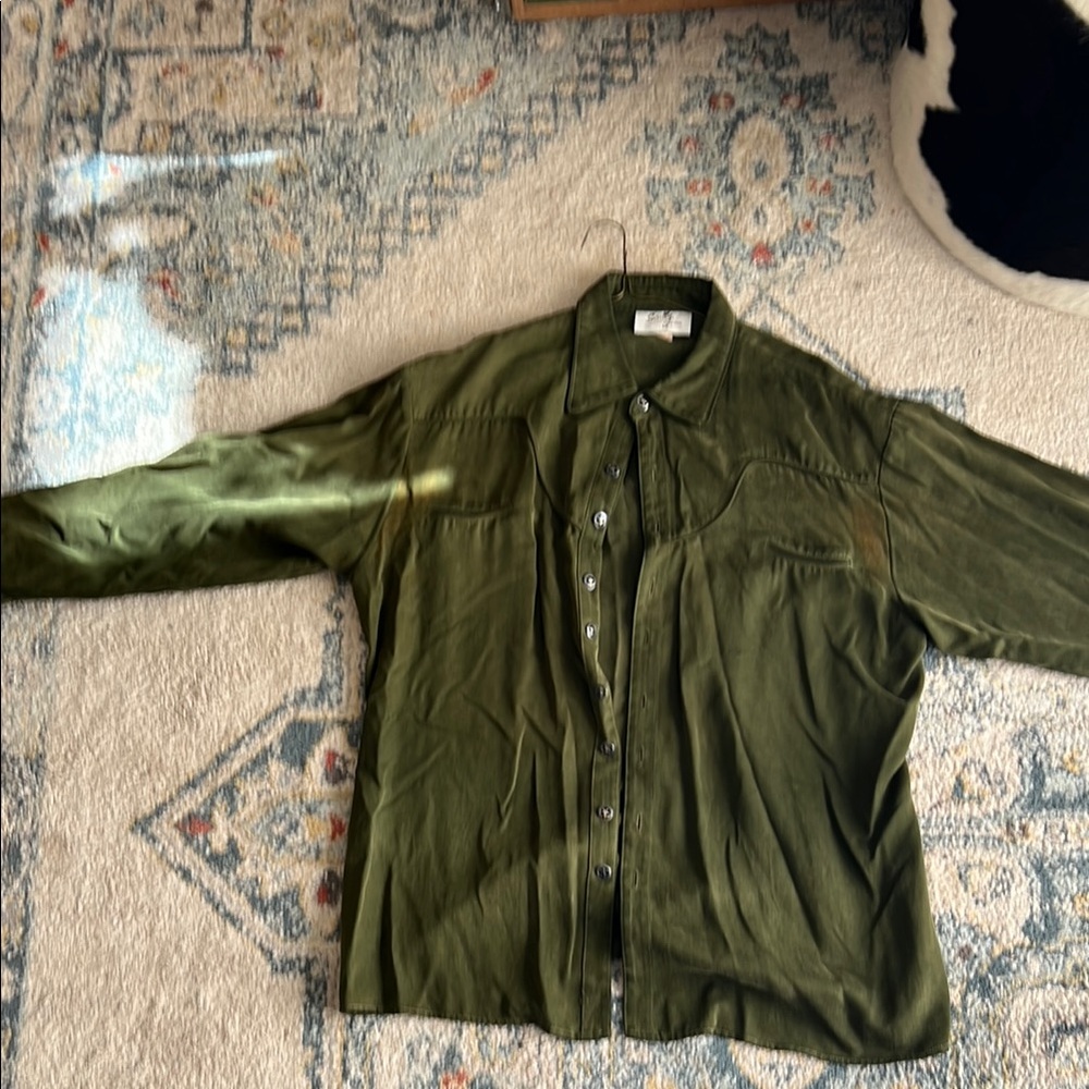 Scully Olive Green Shirt